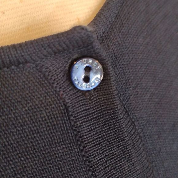 Audrey Talbott Carmel Navy Blue Button Down Cardigan - Picture 6 of 16